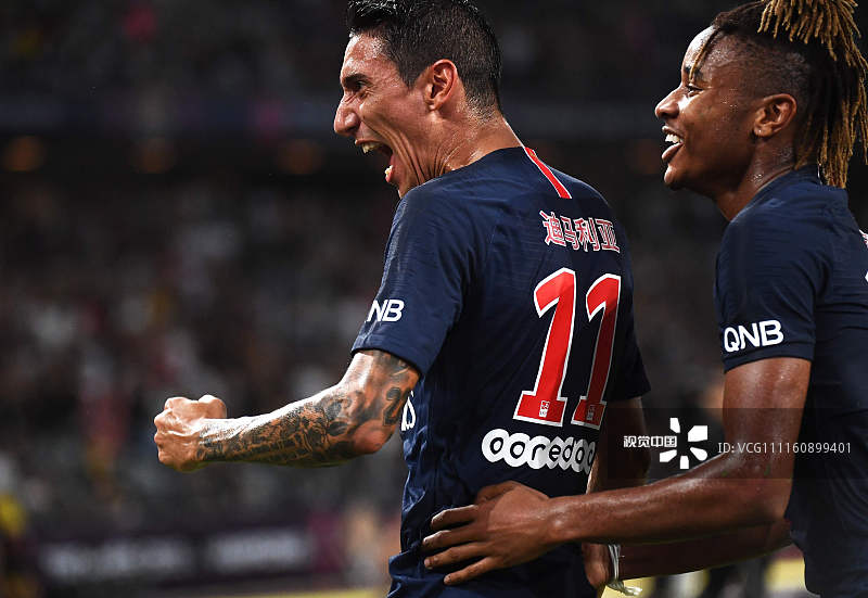 法国超级杯:巴黎圣日耳曼4-0摩纳哥 颁奖典礼举