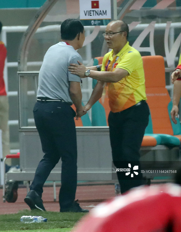 2018雅加达亚运会男足半决赛:越南1-3韩国
